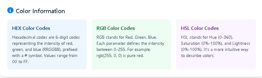 Color Code Generator