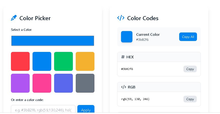 Color Code Generator