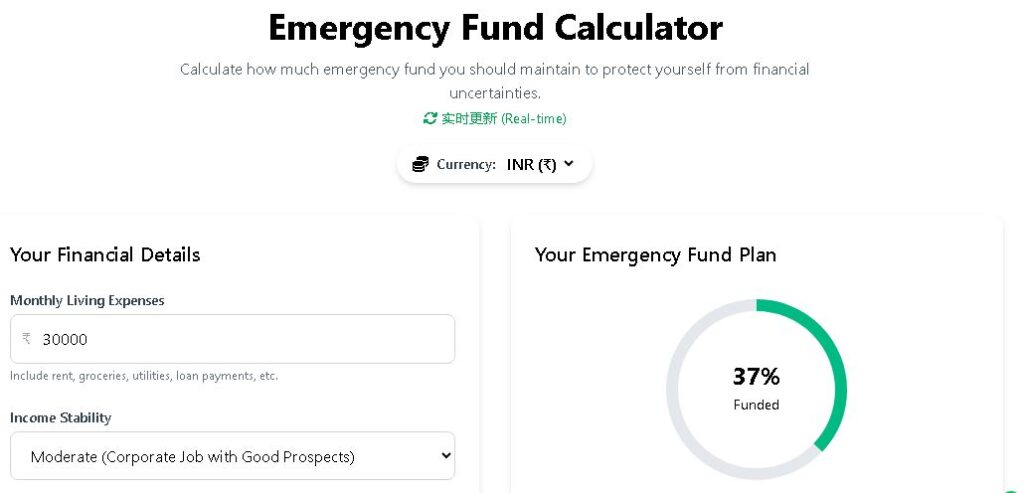 Emergency Fund Calculator