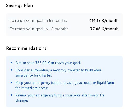 Emergency Fund Calculator