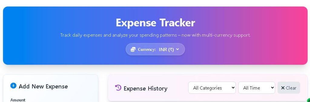 Expense Tracker