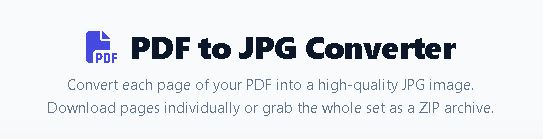 PDF to JPG